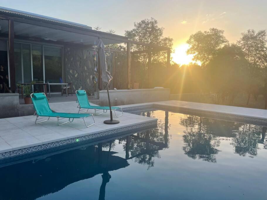 Villa Casa Con Piscina Y Mirador Privado En San Marcos Sierras Extérieur photo